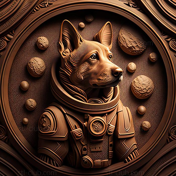 st Brave cosmonaut dog famous animal